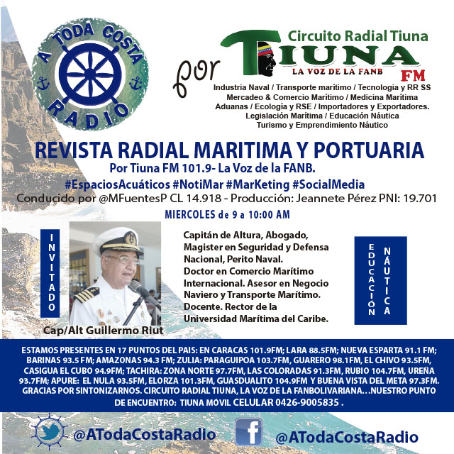 #Publicidad a toda costa radio guillermo Riut